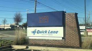 Watchfire sign at QuickLane Plainfield Il [upl. by Kala]