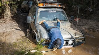 THE 4WD SHORTCUT FROM HELL – 4 days in the mud Bush mechanic fixes winching into the night [upl. by Gish986]