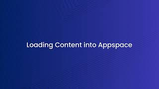 Loading Content into Appspace [upl. by Rebecka]