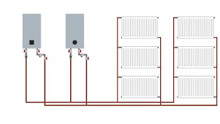 Schemă montaj centrală termică pe gaz sau GPL centrală electrică și calorifere  radiatoare 10 [upl. by Ssegrub]