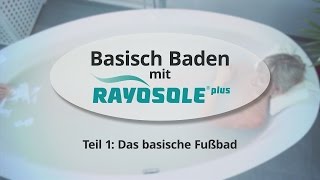 Basisch Baden Teil 1 Das basische Fußbad [upl. by Concettina]