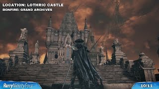 Dark Souls 3  All 11 Estus Flask Shard Locations Ultimate Estus Trophy  Achievement Guide [upl. by Llenrahs]