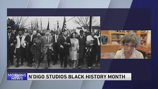 Hermene Hartman founder of NDIGO magazine discusses NDIGOs Black History TV programming [upl. by Suoivatram481]