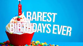 the most common and rarest birthdays [upl. by Yantruoc]