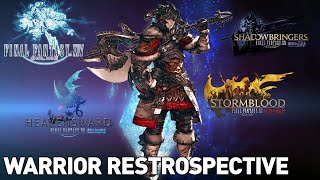 FFXIV Warrior Retrospective  All Skills from ARR To Now Endwalker [upl. by Cord]