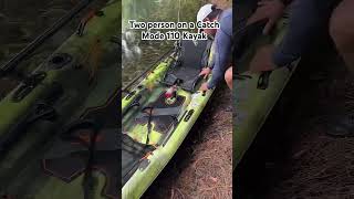 Pelican Catch Mode 110 Kayak  Two person 300 Pounds without issues [upl. by Xanthus]