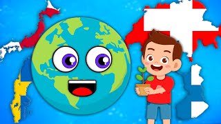 Learn About The Worlds Most Sustainable Countries  Geography Songs For Kids  KLT Geography [upl. by Coriss831]