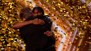 Alesha Dixon Moved To Tears and Awards Her GOLDEN BUZZER To Rap And Pianist Duo Flintz amp T4ylor [upl. by Augusta662]