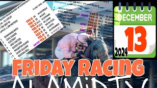 ALAMiDTV sariling giya at analisa  Friday Racing  December 13 2024  7 races 5pm starts [upl. by Woodie]