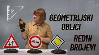 GEOMETRIJSKI OBLICI REDNI BROJEVI [upl. by Scever]