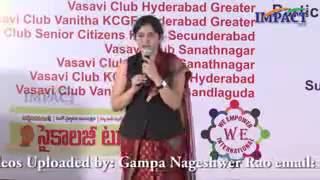 must watch and extraordinary speech by Smt Padma pothukuchi [upl. by Eenyaj807]