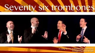 Seventy six trombones The Music Man  Barbershop Quartet [upl. by Valdas]