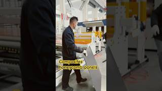 shorts how’s make  thermoplastic composites honeycomb panels manufacturing process [upl. by Asaph]