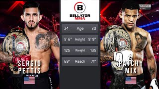 SERGIO PETTIS VS PATCHY MIX FULL FIGHT BELLATOR 301 [upl. by Ednihek]