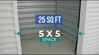 5x5 Storage Unit Size Information [upl. by Joseph324]