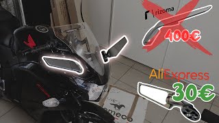 TUTORIAL Honda CBR125R Rizoma Stealth style mirrors  bonus mods [upl. by Yousuf]