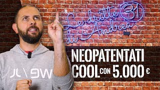 Neopatentati 3 auto cool a 5000 euro  Le dritte di Andrea [upl. by Ragucci]