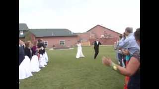 Best Bride entrance down the aisle ever [upl. by Devondra]