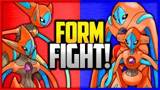 Deoxys Normal vs Attack vs Defense vs Speed  Pokémon Form Fight Mythical [upl. by Enelyw225]