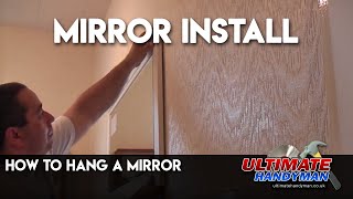 How to hang a mirror [upl. by Edin]