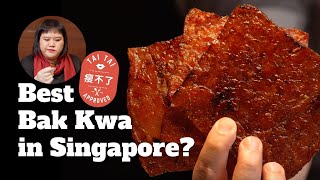 Rating Singapores Most Popular Bak Kwa Brands [upl. by Annavoig]