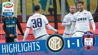 Inter  Crotone 11  Highlights  Giornata 23  Serie A TIM 201718 [upl. by Ecirtnas438]