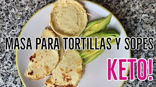 TORTILLAS KETO  SOPES KETO  DIETA KETO  DIETA CETOGENICA [upl. by Trebbor737]