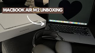 MacBook M2 Unboxing Space Gray [upl. by Ellehsat]