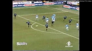 199899 4 Rit Coppa Italia  27011999 INTERLazio 52 Servizio StudioSport Italia1 [upl. by Ozmo]