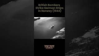 British Bombers Strike German Ships in Norway 1944 [upl. by Nnylcaj]