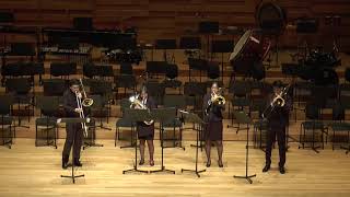 Two Pieces for Trombone Quartet  A Tempo XXVII [upl. by Isidore316]