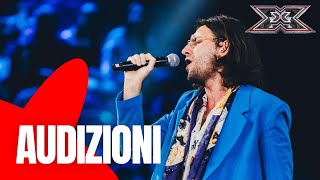 Fabrizio rende omaggio a Lucio Dalla  X Factor 2023 AUDIZIONI [upl. by Catharine]