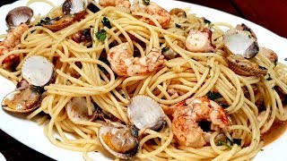 Espaguetis frutti di mare UN SABOR ALUCINANTE y muy fáciles [upl. by Katz]