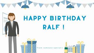 Happy Birthday Ralf  06 März  2D Office Jazz Version [upl. by Castara576]