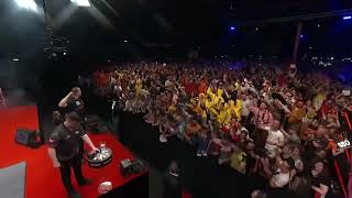 Dirk van Duijvenbode Walk On Incident 2023  Dutch Darts Championship Leeuwarden [upl. by Strage]