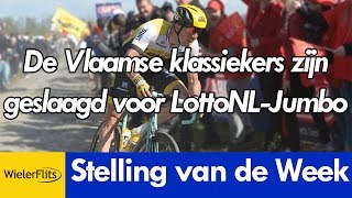 De Vlaamse klassiekers zijn geslaagd voor LottoNLJumbo  WIELRENNEN [upl. by Buke]