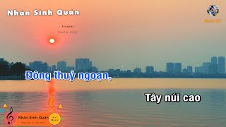 NHÂN SINH QUÁN  JIN TUẤN NAM Guitar beat solo karaoke Muoi Music  Muối SV [upl. by Willcox896]