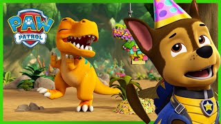 Pups Save a Tyrannosaurus’ Birthday and MORE  PAW Patrol  Cartoons for Kids [upl. by Ayotnahs]