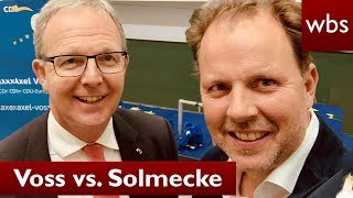 Artikel 13 Voss vs Solmecke  Politiker entschuldigt sich bei quotBotsquot RA Christian Solmecke [upl. by Meier]