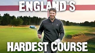 9 Handicap vs The HARDEST Course in England [upl. by Ynnod443]