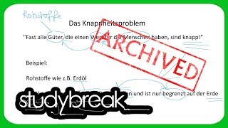 ARCHIVIERT Das Knappheitsproblem  Volkswirtschaftslehre [upl. by Llatsyrk]