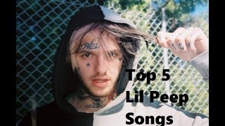 Top 5 Lil Peep Songs [upl. by Jat]