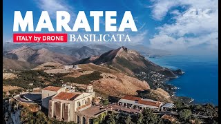 MARATEA Monte San Biagio Basilicata Italy Christ the Redeemer  4K drone footage [upl. by Jowett]