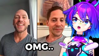 Johnny Sins and Neil Newbon wish Projekt Melody a happy birthday [upl. by Acir196]