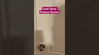 Lysol Disinfectant Spray kills 999 of viruses and bacteria and smells good too [upl. by Gregg]