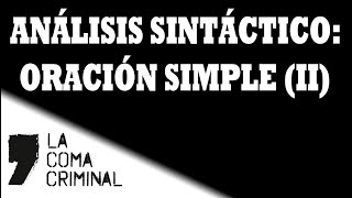 Sintaxis Corrección oraciones simples II [upl. by Ynohtnael384]