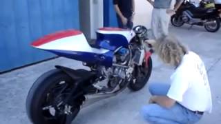 motor bike 6 cylinders incredible sound by Guy Coulon [upl. by Kirre]