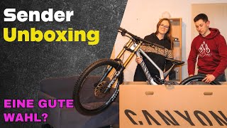 Unboxing Canyon Sender Mullet 2024 I Wir packen es aus [upl. by Zenda]