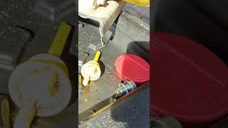 Champion 34tpn log splitter oil change cpe championpowerequiment oilchange maintenance diy [upl. by Rawdan127]