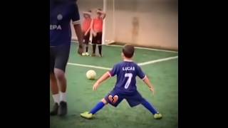 Little Ronaldo ☠️🇵🇹shorts football cristiano ronaldo [upl. by Benoite]